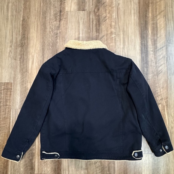 SERREMO Men's Black Sherpa-Lined Jacket, size medium - Picture 13 of 13